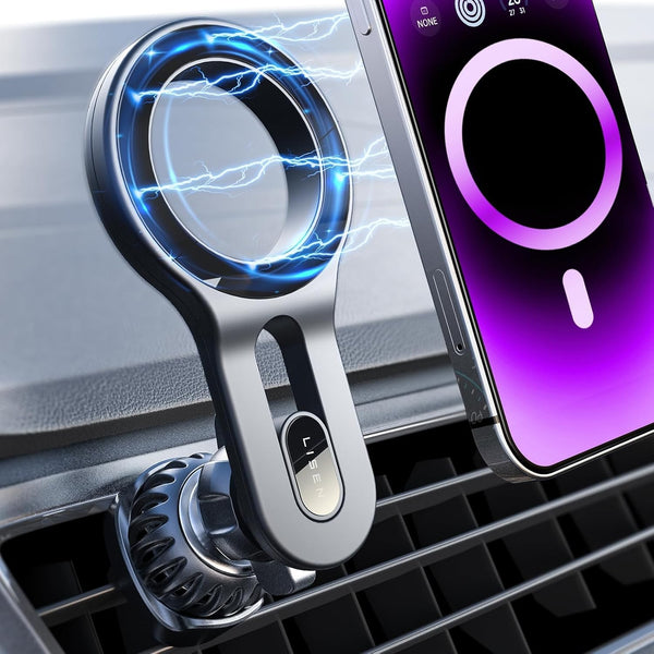 LISEN for MagSafe Car Mount, 2026 Magnetic Phone Holders for Car Air Vent Phone Mount [Ultra-Magnetic] Hands Free Cell Phone Holder Car