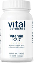 Vital Nutrients Vitamin K2-7 | Promotes Cardiovascular, Heart, Bone Health* | Vitamin K2 + MK7 | Vegan Vitamin K Supplement | Gluten, Dairy, Soy