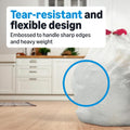 Amazon Basics Ultra-Force Tall Kitchen Drawstring Trash Bags, Classic Clean Scented, 13 Gallon, 80 Count, Pack of 1, Packaging May Vary