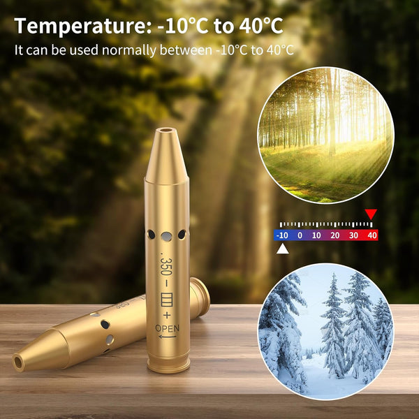 Tipfun .350 LGND(9×43mm) Bore Sight Laser Sight Red Dot Boresighter | Extra Batteries,Bore Sighter,for Hunting and Shooting,Light and Compact