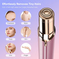 Facial Hair Remover for Women- as Seen on TV Painless Face Shaver -Mini Hair Remover, Electric Razor Shaver Portable Bikini Epilator for Lips,