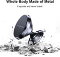 Coolpow【2 Packs Magnetic Phone Holder for Car【Strong Magnet】 Phone Holders for Your Car Phone Holder Mount【4 Metal Plate】 Universal Car
