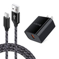 Quick Charge 3.0 Wall Charger Fast Charging Block for Samsung Galaxy A17 5G 1-Pack Black