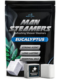 Shower Steamers for Men - 15 Pack Eucalyptus Aromatherapy Shower Steamers, Strong Scent, Long Lasting, Premium Essential Oils, Gifts for Men