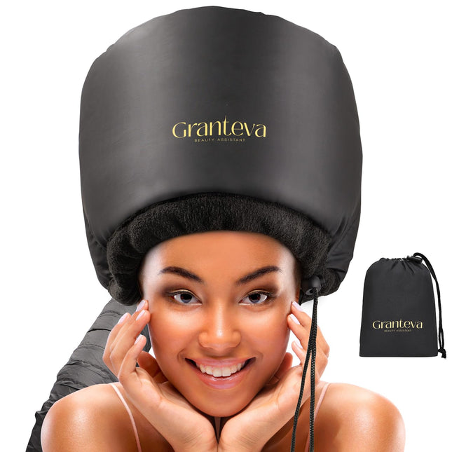 Hooded Hair Dryer W/A Headband Integrated That Reduces Heat around Ears & Neck -