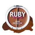 Ruby Kisses 3D Face Creator Cream Foundation & Concealer, 12 Hours Long Lasting, Medium to Full Coverage, Non-Greasy, Ideal for Makeup & Contour