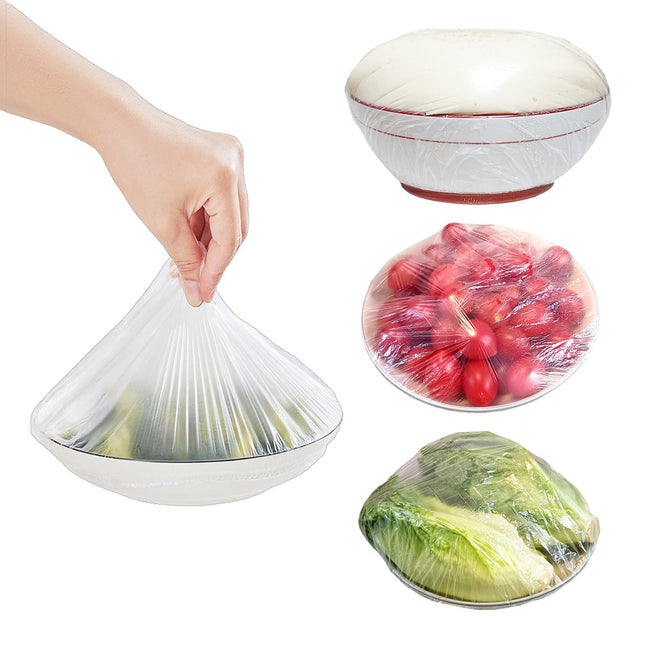 300Pcs Elastic Bowl/Basket Covers for Proofing,Shower Caps for Sourdough Bread Baking Supplies,Plastic Wrap for Food Fru