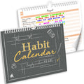 Clever Fox Habit Tracker Calendar Ã¢ÂÂ Inspirational Goal Tracker and Habit Calendar for Atomic Habits Ã¢ÂÂ Colorful Habit & Goal Planner