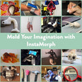 InstaMorph Reusable Moldable Plastic for Crafts,Sculpting,Cosplay,More 3oz | Reusable Thermoplastic Beads, Meltable Polymorph Pellets, Lightweight