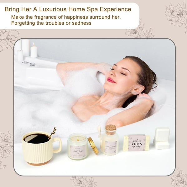 Valentines Day Spa Gifts Care Package for Women, Galentines Spa Gift Baskets for Woman, Get Well Gifts for Women After Surgery, Womens Self Care