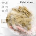 Yoget 4 Pack Shower Loofah Sponge, 60G Bath Loofa Exfoliating Body Scrubber Green