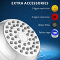 High Pressure Shower Head - Powerful Bathroom Pressure Boosting Showerhead - Perfect Universal Replacement for Rain Shower Heads(Chrome)