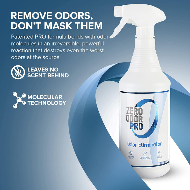 Zero Odor Pro - Commercial Strength Eliminator Odor Neutralizer, Room Deodorizer Odor Eliminator Musty Smell - Strongest