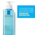 La Roche-Posay Toleriane Purifying Foaming Facial Cleanser, Niacinamide + Ceramides + Prebiotic Thermal Water, Oil Free Face Wash for Oily Skin,