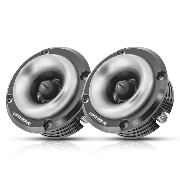 Warzone 2X WZ20TW 2.88-Inch Super Tweeter Speaker, 4 Ohm, 1000W Total Max Power, 105dB Sensitivity, Titanium Diaphragm, CCAW Voice Coil for Pro