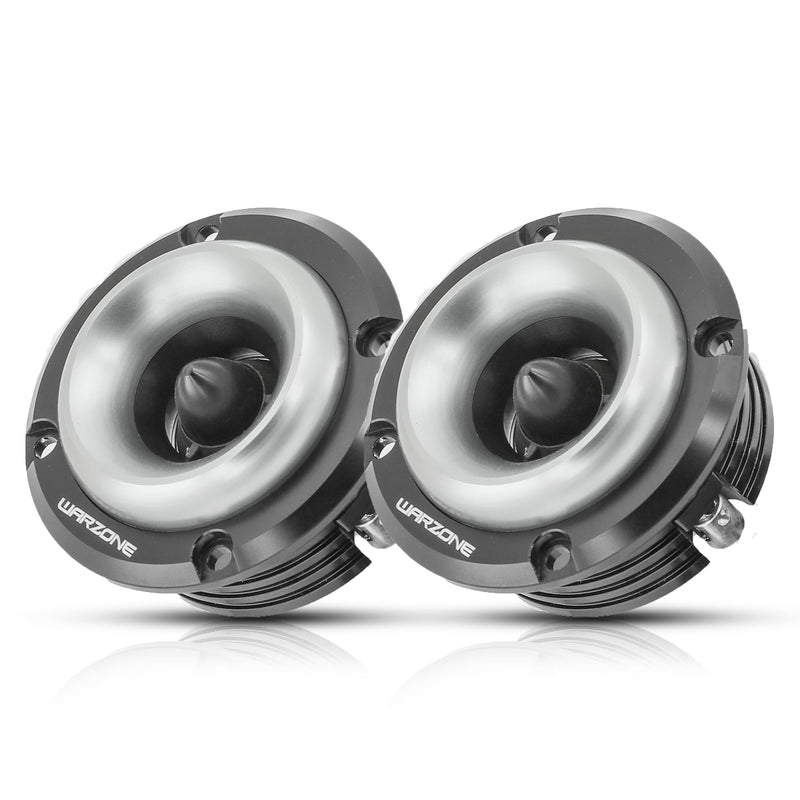 Warzone 2X WZ20TW 2.88-Inch Super Tweeter Speaker, 4 Ohm, 1000W Total Max Power, 105dB Sensitivity, Titanium Diaphragm, CCAW Voice Coil for Pro
