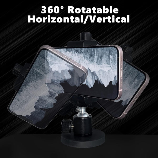 Gym Magnetic Phone Mount Holder, Heavy Duty Magnet Base Cell Phone Clamp, Attracts to Ferrous Metal Surface, Designed for Gym, Motorcycles Tank,