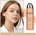 Flawless Airbrush Foundation High Coverage Foundation Smooth Creamy Matte Spray Foundation Makeup Kit for Mature Skin with Natural Nude Finish