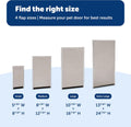 PetSafe Freedom Replacement Pet Door Flap, Non-Toxic Material, Size XL | Weather-Resistant Flap W/ Magnetic Closure, 13 5/8" x 24 3/8" Opening,