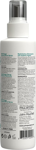 Paul Mitchell Pet Wild Ginger Shine Spray, Conditions Moisturizes and Revitalizes Shine, 8 fl oz Ginger 8 fl. oz. (Pack of 1)