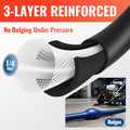 YAMATIC Pressure Washer Hose 25 FT 1/4", M22-14mm Females 25FT 3200PSI