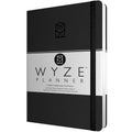Undated Daily Planner, 3 Months, Full Page per Day & Hourly Schedule. A5, Hardcover. Goal Setting, Monthly, Weekly & Daily Pages, Habit Tracker &