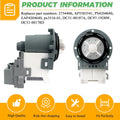 New DC31-00054D PX3516-01 DC31-00187A Washer Drain Pump Motor by Techecook - Replacement for Samsung Washing Machine - Replaces px3516-01