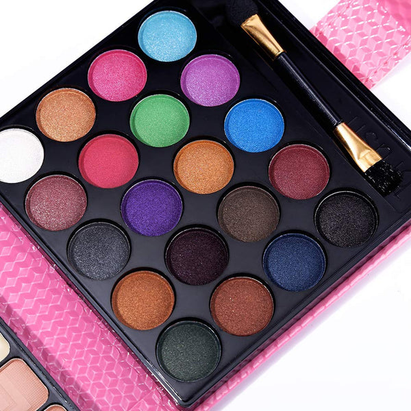 All in One Makeup Kit - 20 Eyeshadow, 6 Lip Glosses, 3 Blushers, 2 Powder, 1 Concealer, 1 Mirror, 1 Brush, Make Up Gift Set for Teen Girls,