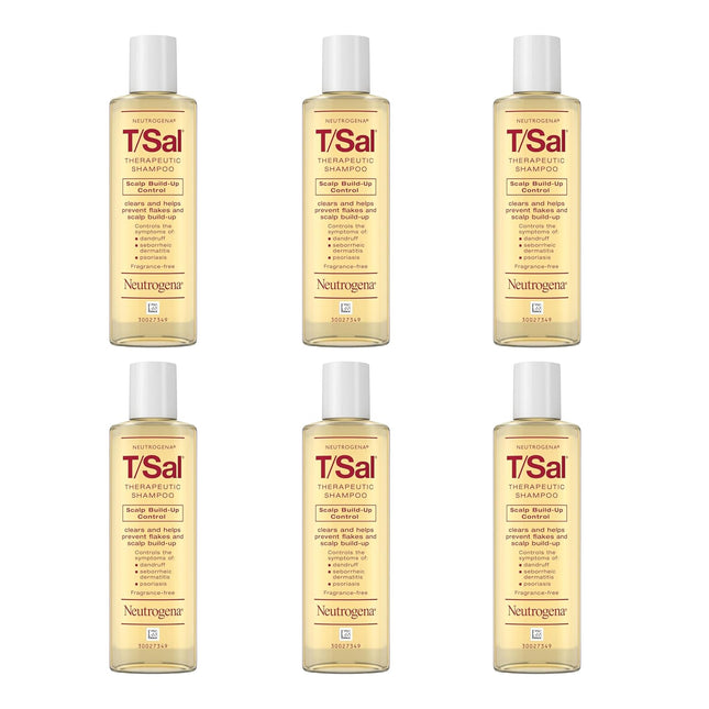 Neutrogena T/Sal Therapeutic Scalp Shampoo for Scalp Build-Up Control with 3% Sa