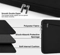 Laptop Sleeve 15.6 inch, Durable Computer Carrying Bag Protective Case Briefcase Handbag with Front Pocket, Slim Laptop Cover for 15-16 Inch HP,