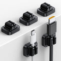 5Pack Cable Spring Holder Clips, Cord Organizer for Desk - Lamicall Adjustable Cord Wire Holder Keeper, Phone Charger Organizer Clips, Wire Cable