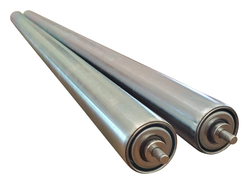 Heavy Duty Conveyor Rollers - Galvanized Steel Gravity Roller, 36" Between Frame 1.5" Diameter - Ideal for Assembly Areas & Distribution- Kayak,