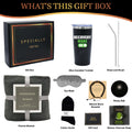 Get Well Soon Gifts for Men Care Package with Blanket Tumbler Recovery Gift | Get Well Gift Basket for Sick Friends, Coworkers, Brothers, Dad,