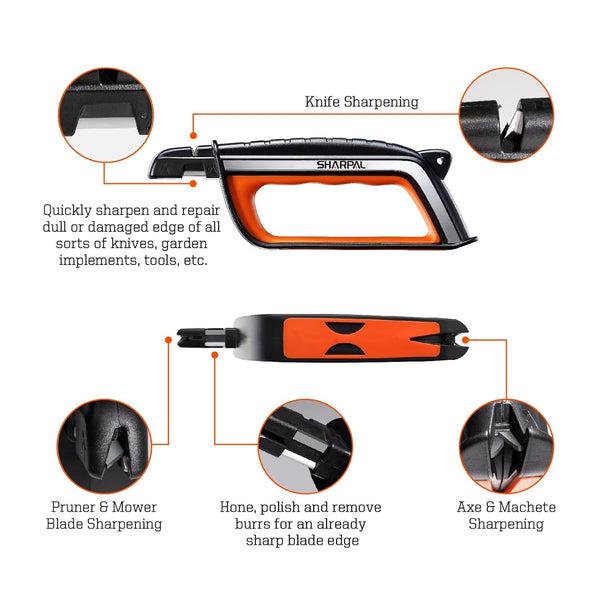 SHARPAL 103N All-in-1 Knife Garden Tool Lawn Mower Blade Sharpener 1-Pack
