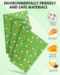 Beeswax Food Wraps 1 Meter Roll 13 x 39 Inch Reusable Beeswax Wraps Eco-Friendly Sustainable Food Storage Wraps for Sandwich, Cheese, Fruit,