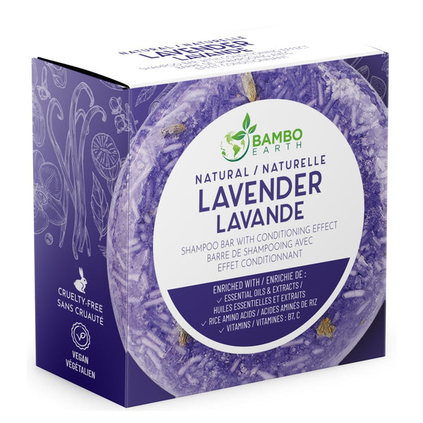 2-in-1 Solid Shampoo and Conditioner Bar, Lavender