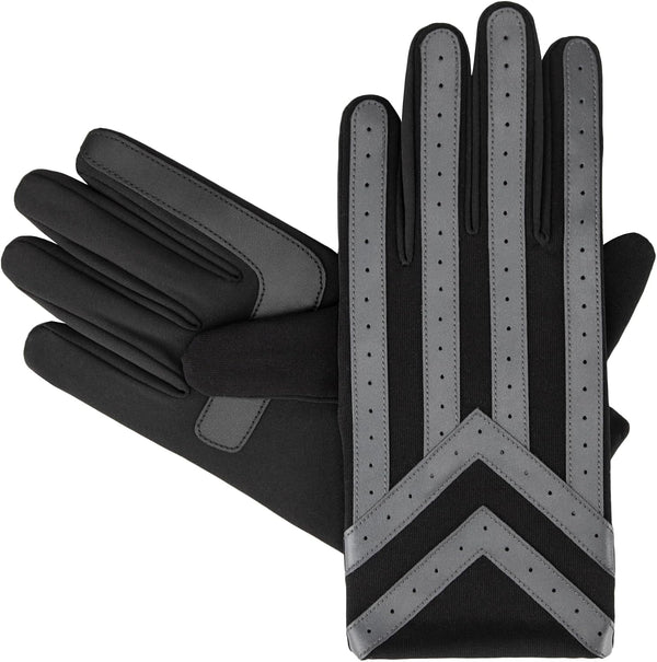 isotoner Men’s Spandex Touchscreen Cold Weather Gloves Medium Smartdri Charcoal