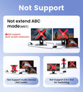 avedio links HDMI Splitter 1 in 2 Out [w/ 4 Ft Hdmi Cable]Not for Extended Display-Mirror Same Screen Only, 4K 1x2 HDMI Splitter 1 to 2 for 3D