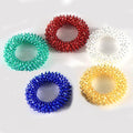 5Pcs Multicolor Finger Massage Rings Prickly Sensory Acupressure Ring, Color Professional Processed，Manual Massage Balls，Exercise One's Fingers