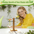 XXXFLOWER Plant Propagation Station Terrarium Wooden Stand 2 Love Bulb Vase Transparent
