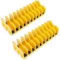 HURRICANE 2-Pack Plier Organizer Rack, 20-Slot Tool Box Organizer with Non-Slip Base, Extendable Drawer Storage for Pliers, Cutters & Hand Tools,