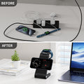 (2026 Upgraded) Traveling Wireless Mag-Safe Fast Charging Station,Magnetic 3 in 1 Charger for iPhone 17 16 15 14 13 12 Pro Max Plus,Apple Watch