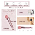 Makeup Brush Set, NEVSETPO 28PCS Make Up Brushes For Women Include 24 Makeup Brushes 2 Sponges, 1 Dual End Mask Spatula, 1 Brush Egg Cleaner, 1