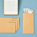 Juvale Money Envelopes for Cash - 100 Pack #7 Small Brown 3.5 x 6.5 in - Sturdy 130 GSM Paper & Secure Gum Adhesive Closure - For Cash Envelopes
