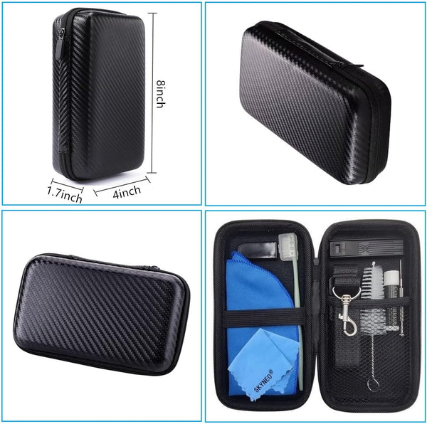 SKYNEO Saxophone Cleaning Kit, Clarinet Cleaning Kit with Maintenance Kit,Cork Grease,Swab,Strap,Cleaning Cloth,Thumb Rest,Reed Case,Mouthpiece