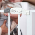 Regalo Safety 29"-38.5" Easy Step Baby Gate, Bottom of Stairs & Doorways White 29-38.5"W x 30"H