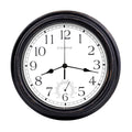 16 Inch Large Outdoor Clock Waterproof with Thermometer Retro Wall Clocks for Patio Pool Garden Home,Bronze 16" Bronze
