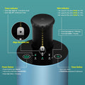 Waterless Essential Oil Diffuser Starter Kit - No Water Needed, Battery Operated Scent Diffuser Included 120ml Essential Oil, Portable Mini