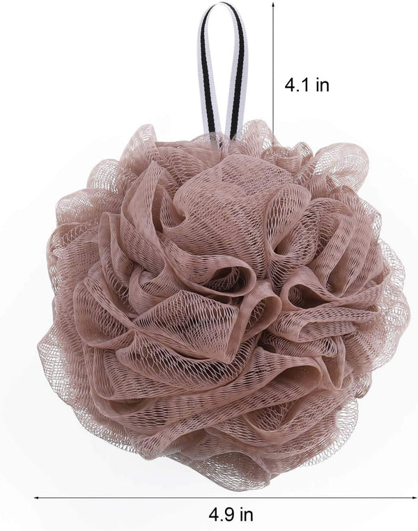 Bath Loofah Shower Sponge Pouf Body Scrubber Exfoliator Scrubber Ball (Set of 6) 60g-6pcs