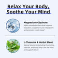 Magnesium Glycinate Supplement with L-Theanine, Chamomile & GABA Ã¢ÂÂ Supports Sleep, Calmness, Muscle Relaxation for Men & Women Ã¢ÂÂ Vegan,